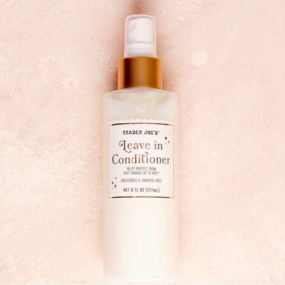 NEW! Trader Joe's Leave In Conditioner 6oz 177ml Moisturizing Heat Protection